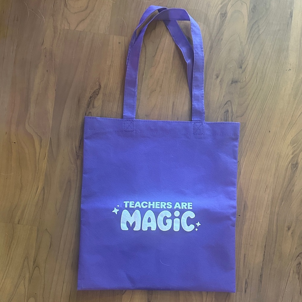 Teachers Are Magic - Purple Tote Bag
